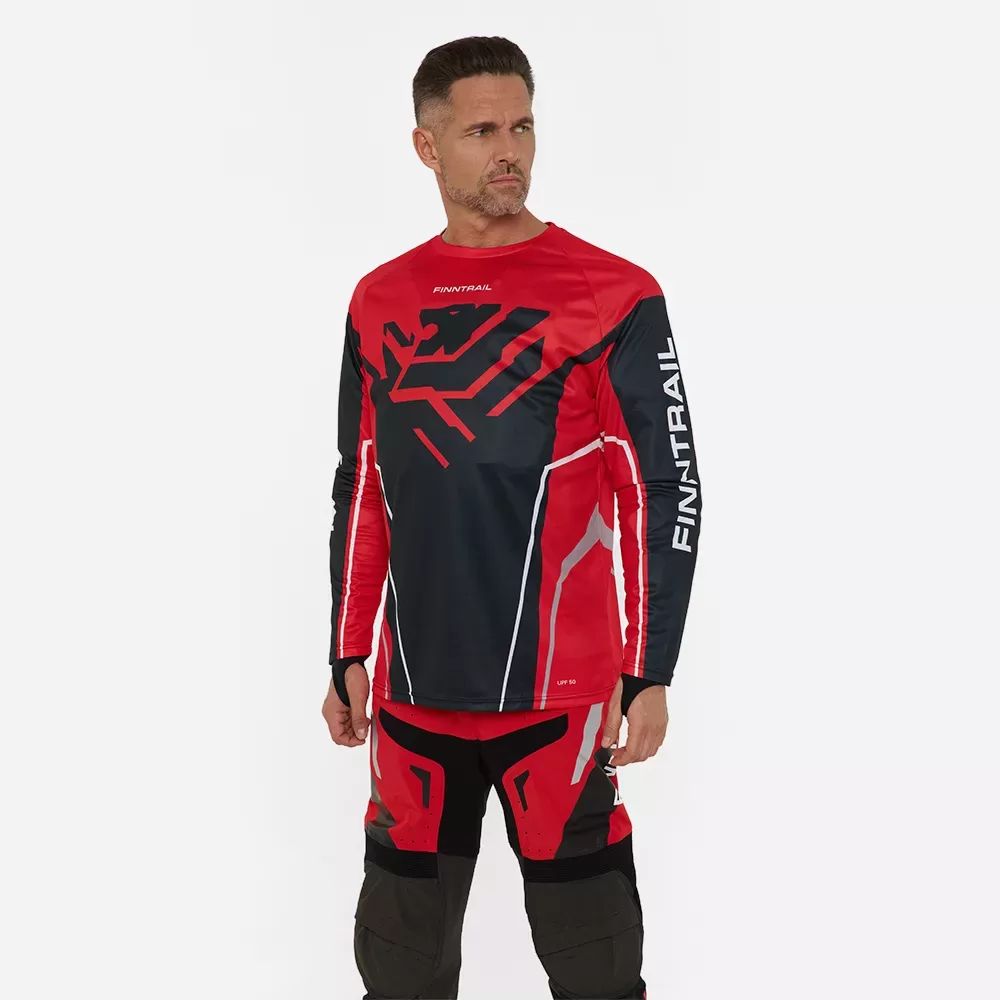 UPF 50 Krekls FINNTRAIL JERSEY 6600 RED