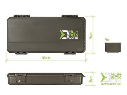 Kastīte Delphin KlikBOX Long SCRATCHED EDITION