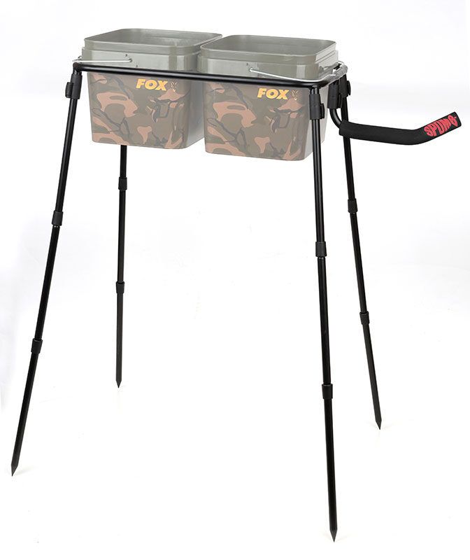 FOX DOUBLE BUCKET SPOMB STAND KIT, Spod stacija diviem spaiņiem