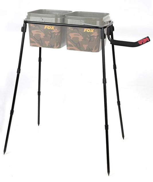 FOX DOUBLE BUCKET SPOMB STAND KIT, Spod stacija diviem spaiņiem