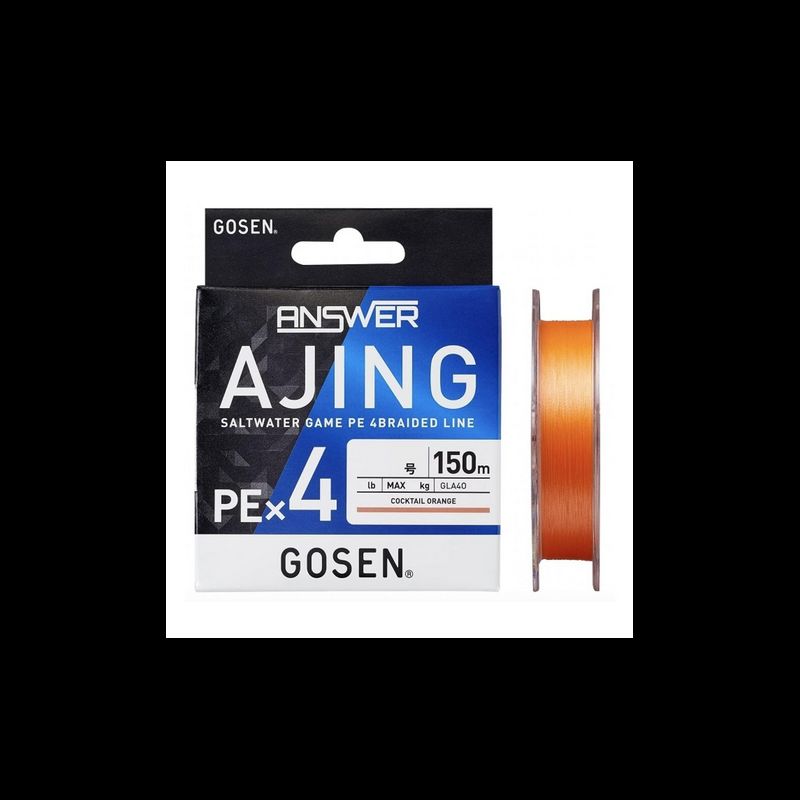 Pītā aukla Gosen nano jig Answer Ajing PEx4 150m