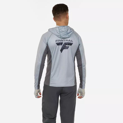 UPF 50 Krekls FINNTRAIL WAVE BIG LOGO 6614 GREY