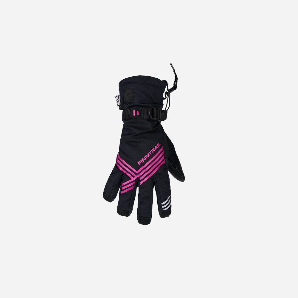 Finntrail WINTERSPORT GraphitePink INSULATED WATERPROOF GLOVES / Insulēti cimdi ļoti aukstam laikam