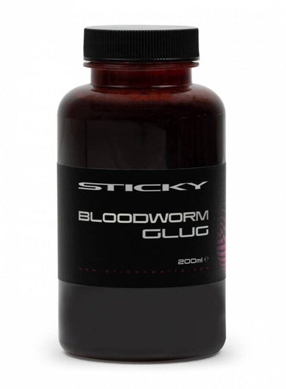 STICKY BLOODWORM GLUG, Motiļa garšas mērcēšanas šķidrums - 200ml