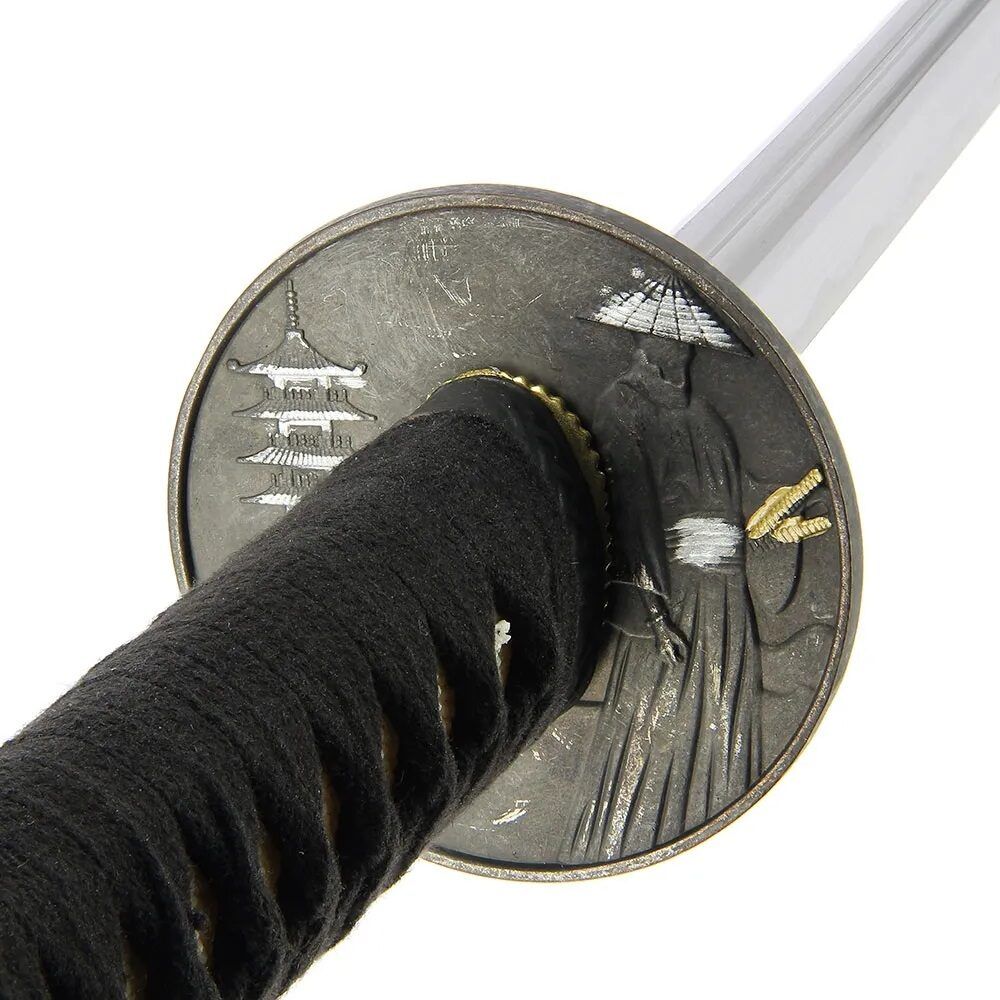 Karotāja dizaina zobens - Roku darinājums + statīvs, Hand Made Sword Set 446 Warrior design