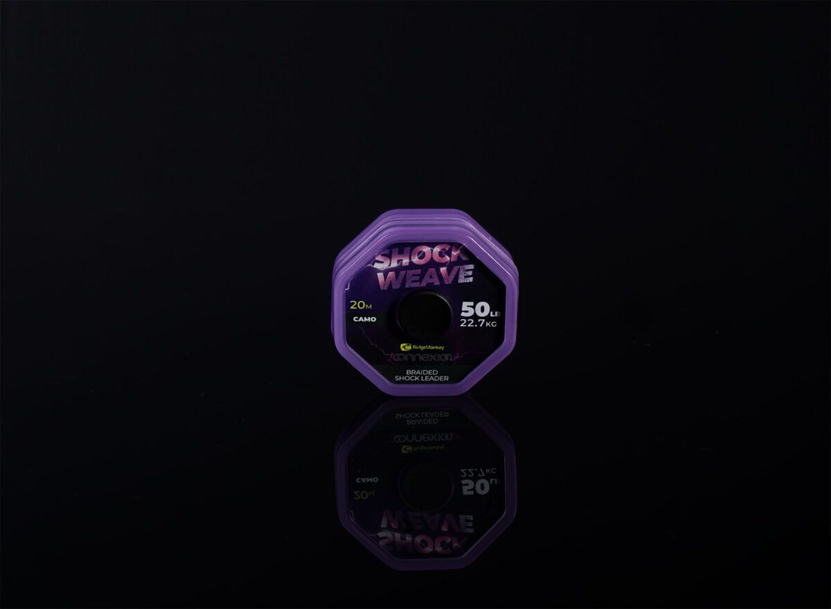 Ridge Monkey ShockWeave Braided Shock Leader, Pītais šoklīderis 50Lb - 20m