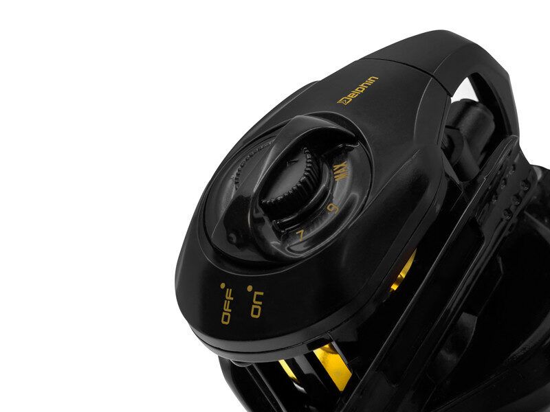 Delphin ZANDERA Casting / Multiplikatora spole 5+1BB / Kreisā roka