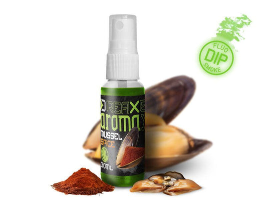 Atraktants Dip spray Delphin AromaX / Mussel-Spice