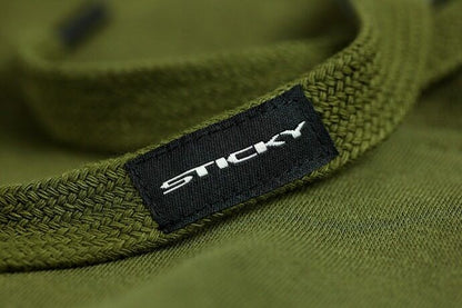 STICKY DARK GREEN PULLOVER HOOD, Zaļa kapučjaka