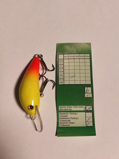 Vivingra lašu mānekļi / Vobleri 6g