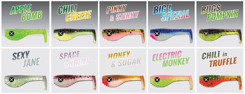 Monkey Lures Baby Lui 3,5cm , Gumijas mānekļi - 12gab