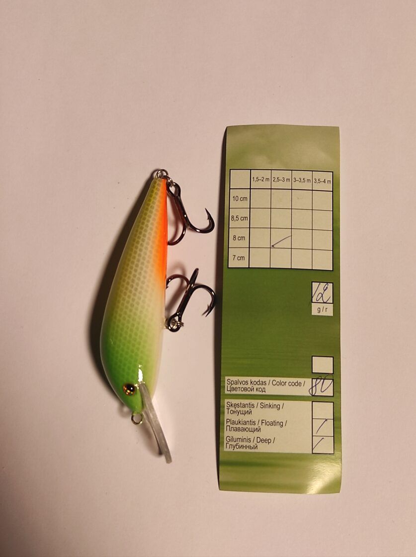 Vivingra lašu mānekļi / Vobleri 12g