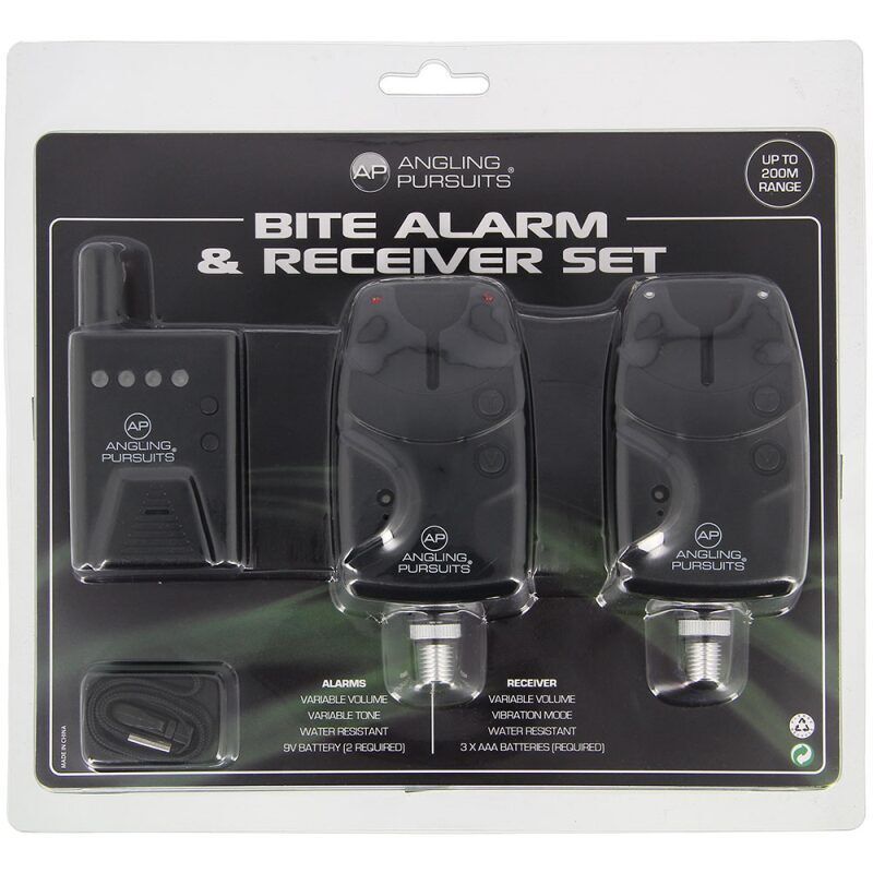 Angling Pursuit JHA Bite Alarm & Receiver Set 2+1 / Pults ar signalizatoriem