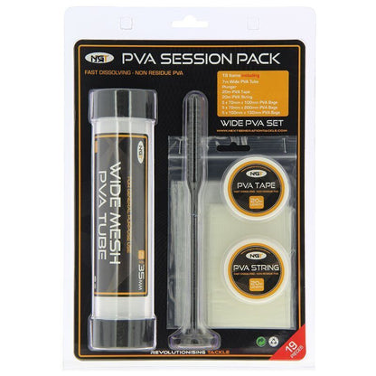 NGT PVA 25mm Session pack, Ātri šķīstošais PVA 25mm sesijas komplekts