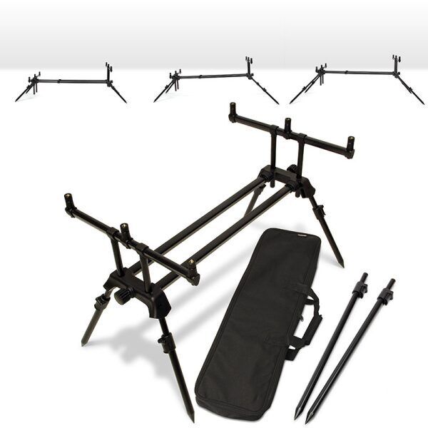 NGT Dual Line Pod - 3 makšķerēm un papildus garajām kājām .