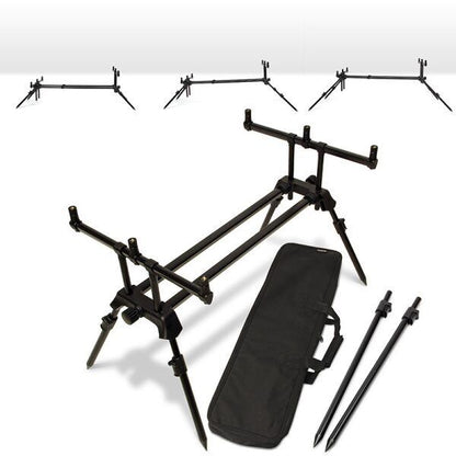 NGT Dual Line Pod - 3 makšķerēm un papildus garajām kājām .