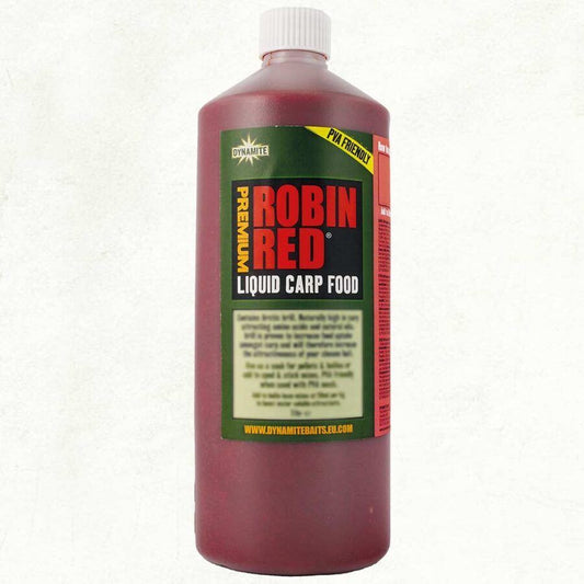 Dynamite Premium Robin Red Liquid Carp Food, Premium Robin red šķidrā karpu barība 1L