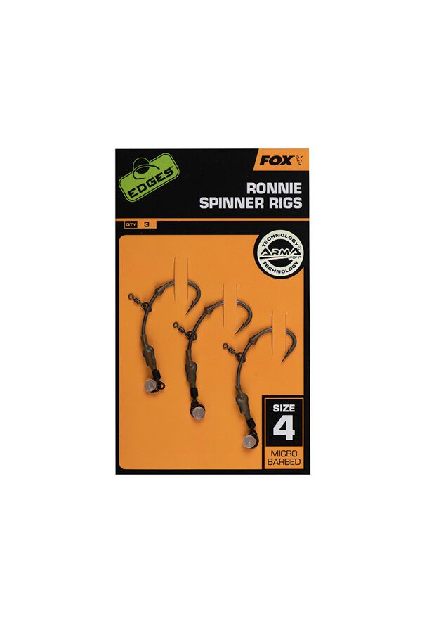 FOX RONNIE SPINNER RIGS X 3, Ronnie tipa sistēmas(3gab.)
