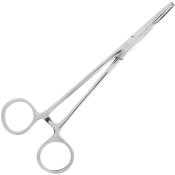 NGT 15cm knaibles āķu noņemšanai, ieliektas , 6" Stainless Steel Forceps