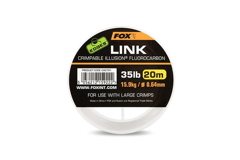 Fluorokarbons FOX EDGES™ LINK ILLUSION FLUROCARBON  20m