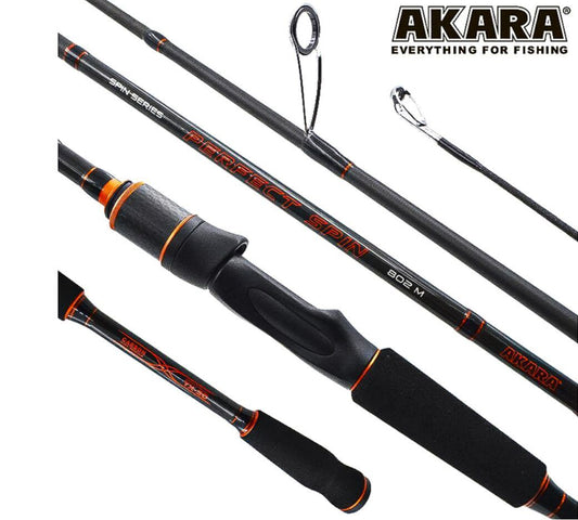 Spinings AKARA «PERFECT SPIN TX-30» 902ML 2X (saliek., 2,70 m, oglekļšķ., tests:5-28 g)