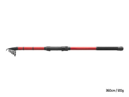 Teleskopiskā makšķere Delphin AMULET Tele 270cm/80g