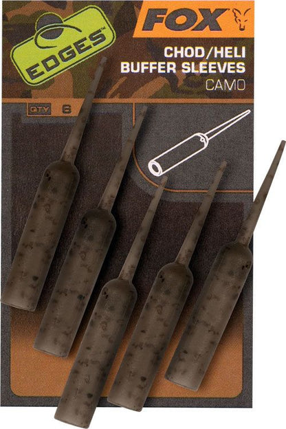 FOX Chod/Heli buffer sleeves - Camo, Trans Khaki , Heli un chod sistēmu gumijas