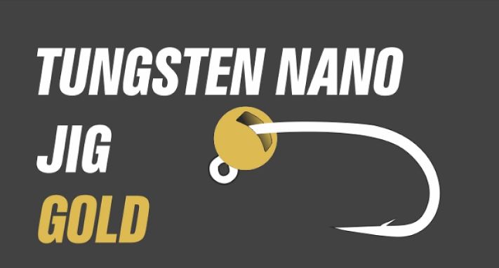 Tungsten Jig Head Tungsten Nano Jig #12 0.1g-1.4g Gold