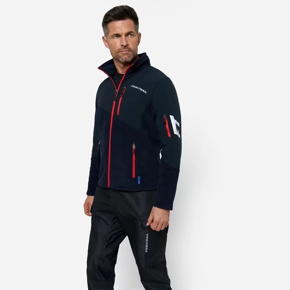 Flīsa jaka Finntrail POLAR JACKET Black 1391 Thermal jacket