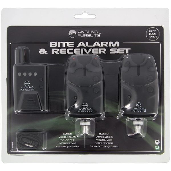 Angling Pursuit JHA Bite Alarm & Receiver Set 2+1 / Pults ar signalizatoriem