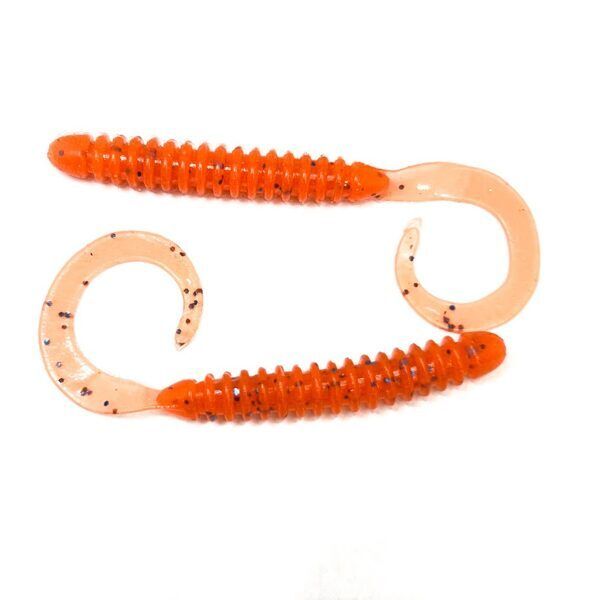 Top1 asaru māneklis 2025 OSHELure Worm Tail / Mīksts gumijas māneklis / Ekstra peldošs Oshelures 3"