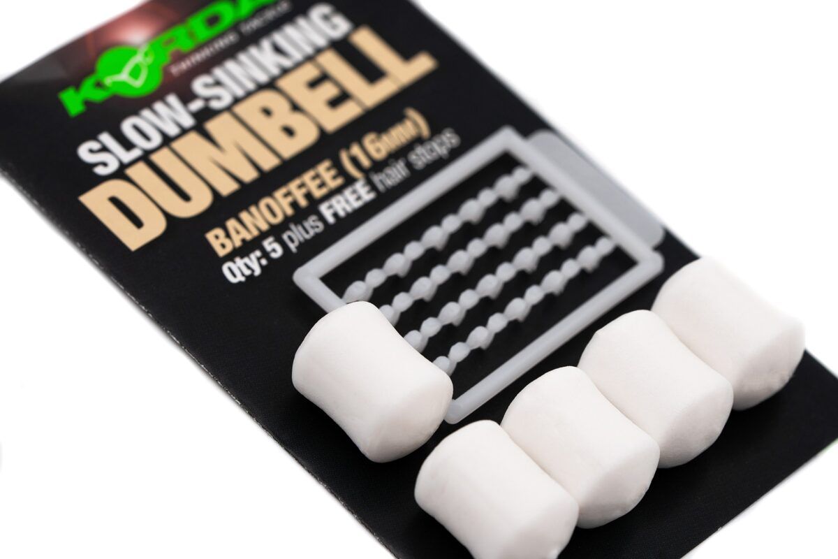 KORDA Slow Sinking Dumbell, Banoffe, 12mm