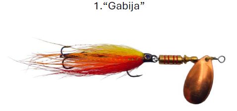 Rotiņš Anglertails 13.5cm / 7g - Roku darbs