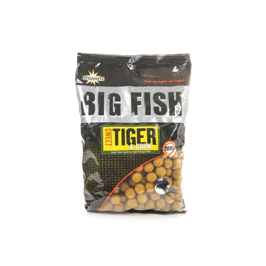 Dynamite 20mm Sweet Tiger & Corn Boilies, Saldās tīģerrieksta un kukurūzas boilas 1,8kg