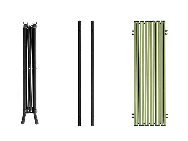 Delphin Folding table CAMPSTA Mega / Salokāms galds 70x70x70cm