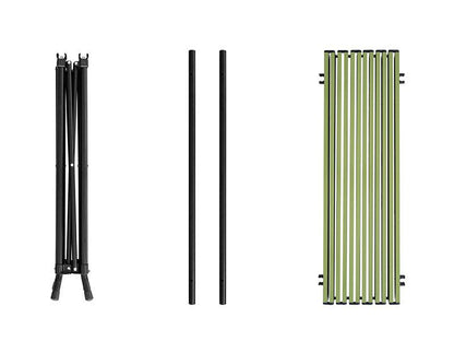 Delphin Folding table CAMPSTA Mega / Salokāms galds 70x70x70cm