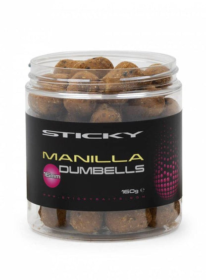 STICKY MANILLA DUMBELLS, Vaniļas Cilindra formas boilas