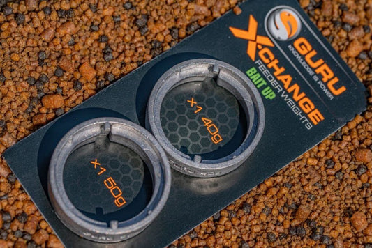Guru X-Change Bait Up Feeder Heavy Spare Weight Pack / Smagais rezerves fīdera atsvaru komplekts