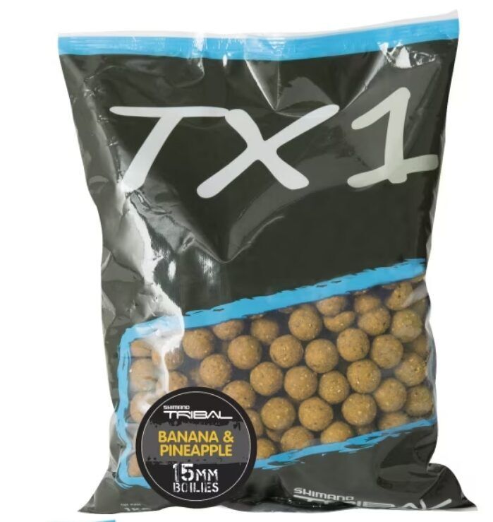 Boilas Shimano TX1 Boillie Banana & Pineapple / Banāns Ananass 1KG