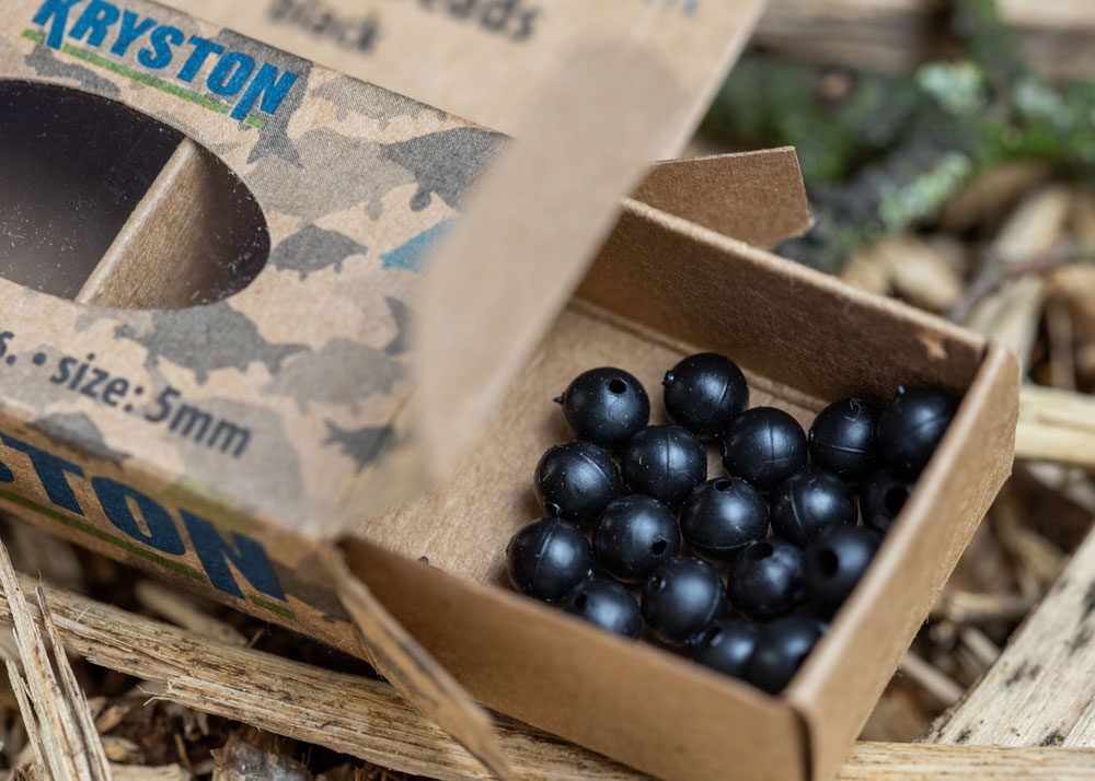 KRYSTON Rubber Beads, Gumijas lodītes, 5mm