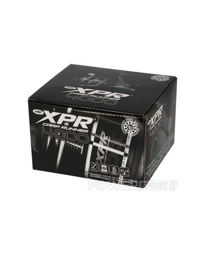 NGT XPR 4000 10BB Twin Handle Deluxe Baitrun spole ar 10 gultņiem, dubulto rokturi un rezerves kaseti