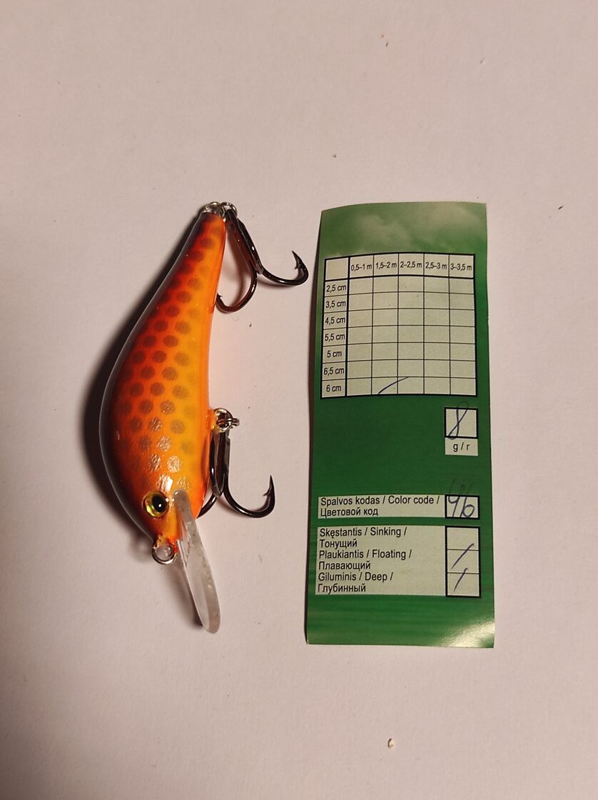 Vivingra lašu mānekļi / Vobleri 8g