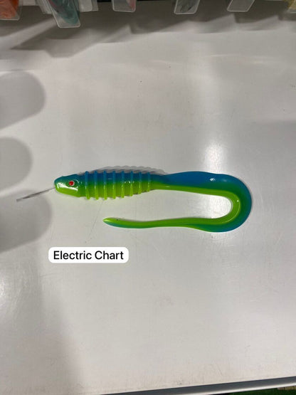 OSHELure Vbone Tail 8" (20cm) / Pelāģisko Līdaku Mīkstais Māneklis