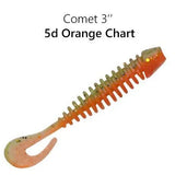 Silicone lure Crazy Fish COMET 3''
