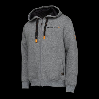 SAVAGE GEAR CLASSIC ZIP HOODIE GREY, Pelēka kapučjaka ar rāvējslēdzēju