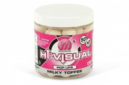Mainline HI-VISUAL POP-UPS Milky Toffee 12mm, 15mm, Spilgtie pop up - Piena karameļu