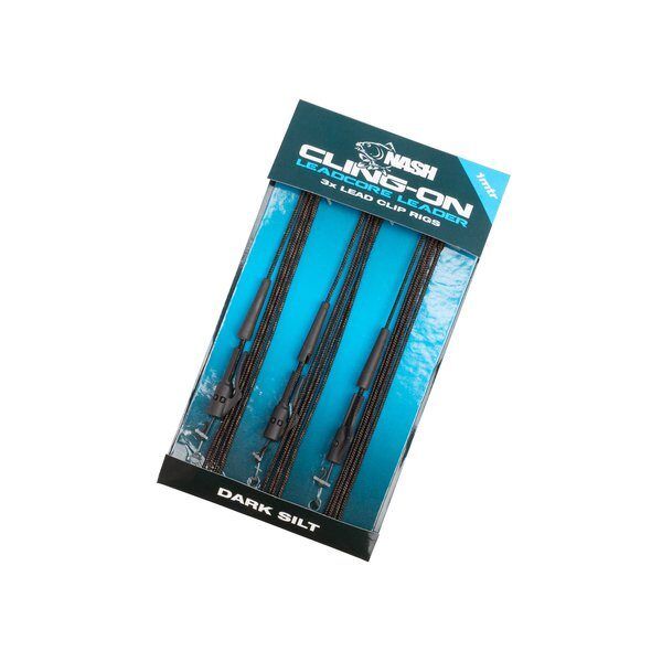 NASH Cling-On Leadcore Leaders, Gatavās Lead clip un Helicopter sistēmas - 4 veidi