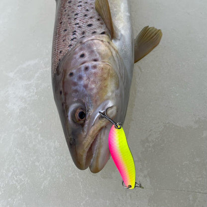 Šūpiņi Toxic Irony By Dmitry Beljajev - rozā/dzelteni spīdīgi - Made in Latvia 16/19/20/24/32g