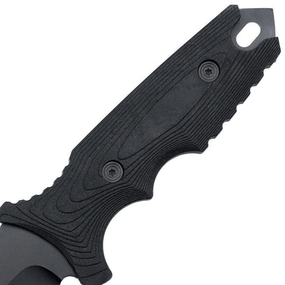 Anglo Arms Fixed Blade Knife 892, 10'' melns medību nazis ar gumijas rokturi