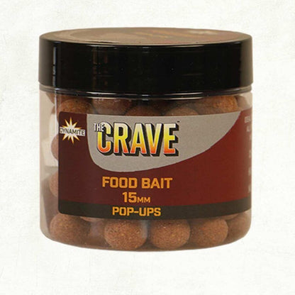 Dynamite Crave  Foodbait Pop Ups - Peldošās boilas 15mm